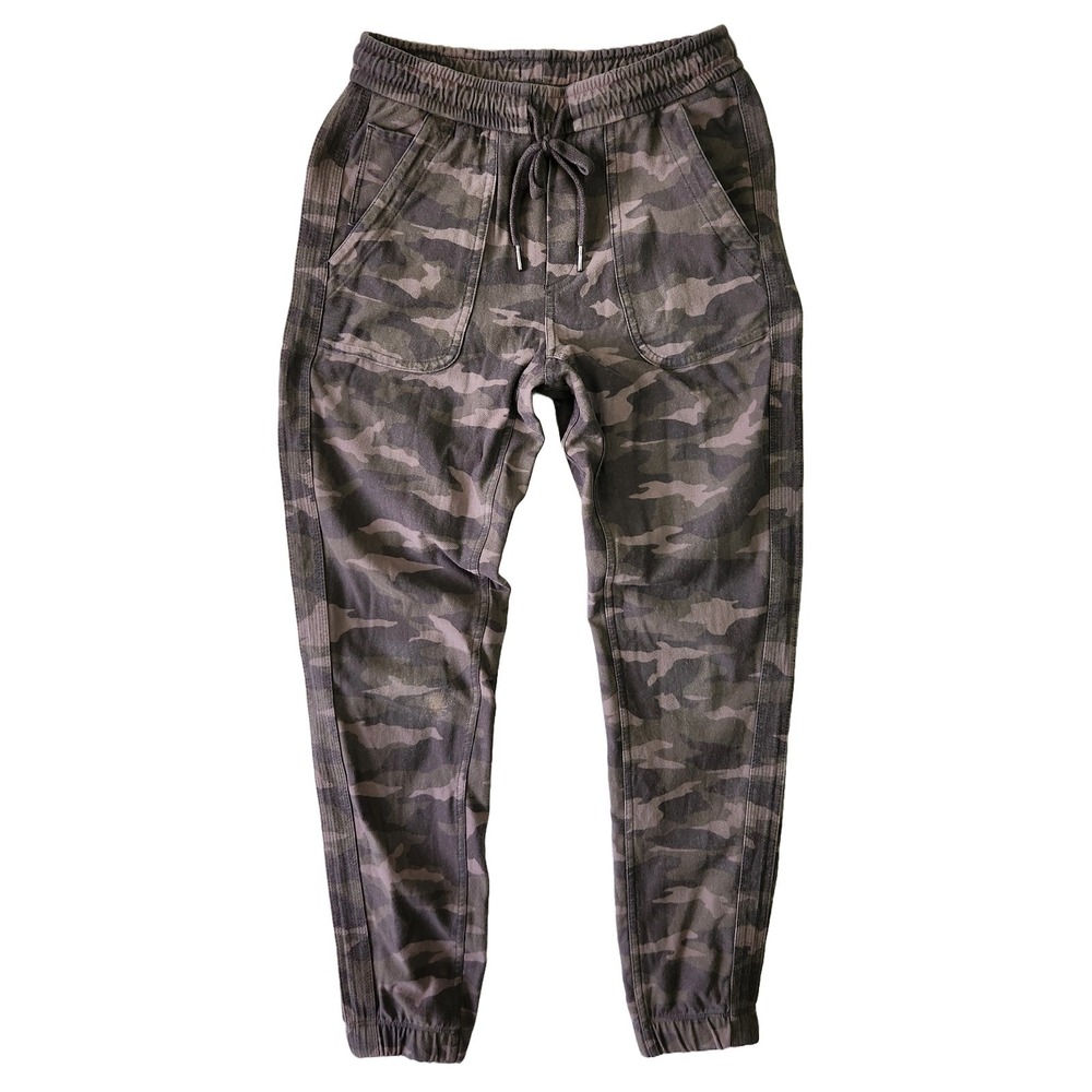 Athleta Farallon Jogger Camouflage Cargo Pants Womens 0 Elastic Waist Athleisure